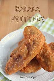Bittersweetspicy Banana Fritters A K A Pisang Goreng Thai Style Banana Fritters Thai Fried Banana Recipe Fried Banana Recipes