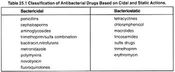 Classification Of Antimicrobials Chemotherapy Animals