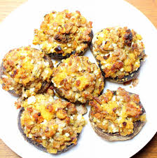 Whether you call it stuffing or dressing, you can make this recipe moist or crispy. Sausage And Cornbread Stuffed Mushrooms