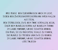 Lord Of The Rings Ein Ring Sie Zu Knechten Herr Der Ringe Knechten Herr Der Ringe Zitate