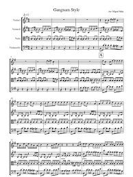 A highly localised critique of south korean society, psy's song 'gangnam style' became a global sensation thanks to a youtube video that went viral. Gangnam Style Free Sheet Music Pdf Classical Music Musical Instruments