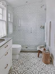Modern farmhouse bathroom floor tile. Pin By Tamra Case On H O M E D E C O R Modern Farmhouse Bathroom Bathroom Inspiration Small Bathroom