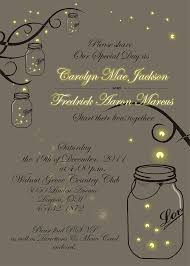 Mason Jar Fireflies Wedding Invitation Don T Like It For The Wedding But Maybe C Wedding Invitations Diy Vintage Firefly Wedding Mason Jar Wedding Invitations