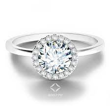 Forevermark Diamond Engagement Ring Each Diamond Is Inscribed With The Foreverm Solitaire Halo Engagement Ring Halo Diamond Engagement Ring Diamond Engagement