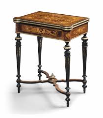 A French Gilt Metal Mounted Rosewood Ebonised And Marquetry Card Table Late 19th Vintage Furniture Design Luxury Furniture Stores Luxury Modern Furniture