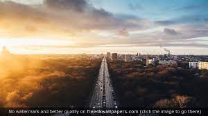 Sunset At Tiergarten Berlin 4k Wallpaper Uhd Wallpaper 4k Desktop Wallpapers 4k Background