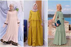 7 padu padan gamis untuk hijaber bertubuh mungil biar tampak tinggi. 8 Padu Padan Hijab Dan Gamis Warna Earthy Tone Untuk Baju Lebaran Yang Kalem Womantalk
