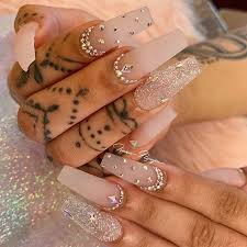 Nailsonfleek Hashtag On Instagram Photos And Videos In 2020 Rhinestone Nails Coffin Nails Designs Pretty Acrylic Nails 12 stiletto nail designs to inspire your next summer manicure.