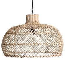 raw materials maze lamp hanglamp 57 cm natuurlijk rotan hanglamp verlichting lampen voor slaapkamer