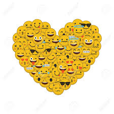 To begin adding your own creative twist to a photo, find the perfect picture and follow the steps below. Set Of Emoji Emoticon Character Faces In A Heart Shape Stock Photo Picture And Royalty Free Image Image 93223406