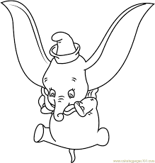 Print as many as you like and come back regularly to get even more. Dumbo Baby Elephant Coloring Page For Kids Free Dumbo Printable Coloring Pages Online For Kids Coloringpages101 Com Coloring Pages For Kids