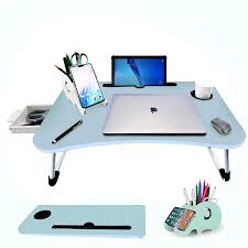 Check spelling or type a new query. Buy Foldable Bed Desk Laptop Lap Tray Table Couch Floor Multifunction Study Eating Drawer Cup Holder Pen Holder With Cellphone Stand Wood Lap Desk Metal Legs