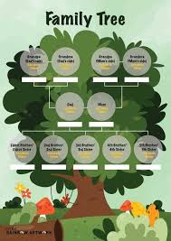 Create Your Own Family Tree - Little Rainbow Artwork