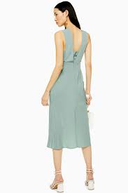 Blue Twist Halter Midi Dress Halter Midi Dress Top Shop Dress Dresses