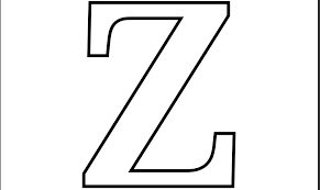 Imprimir Letra Z Para Recortar Colorear Jpg 1 029 615 Pixeles Printable Banner Letters Letter Z Lettering