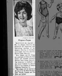 Rita Fay Wagner weds Fred Roderick Poppa