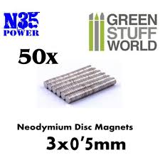 Neodymium Magnets 3x05mm 50 Units