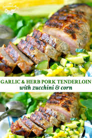 Boneless Pork Tenderloin With Zucchini And Corn Recipe Low Calorie Dinners No Calorie Foods Diet Recipes Low Calorie