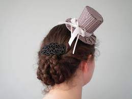 Late Victorian Triple Braided Tuck Victorian Hairstyles Victorian Era Hairstyles Braids