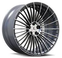 SL-C19 - Barrel: [018 Matte Light Gunmetal] | Spoke: [026 Piano Black with Diamond Cut-off Trim]