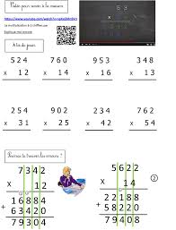multiplication a 2 chiffres bis mathematiques ce2 calcul ce2 exercice math ce2
