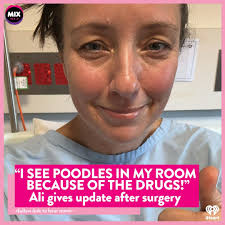 Recovery is going really well": Ali Clarke updates Mix 102.3 listeners  after surgery