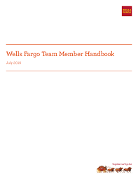 Kindle file format wells fargo letterhead template. Wells Fargo Team Member Handbook June