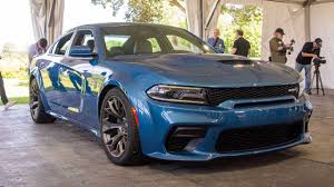 Hellcat logo laguna leather seat. Dodge Charger Widebody Debuts For Hellcat And Scat Pack