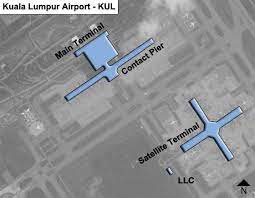 In 2017, it handled 58,554,627 passengers and 710,186 since its inauguration in year 1998, kuala lumpur international airport (klia) has won numerous awards from international organizations such as. Kuala Lumpur Kul Airport Terminal Map