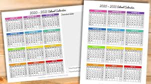 Here are some popular dates: Free Printable 2020 2021 School Calendar One Page Academic Calendar Lovely Planner