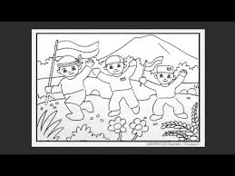 Selain untuk lomba mewarnai gamb…deskripsi lengkap. Menggambar Tema Peringatan Hari Pahlawan Menggambar Tema Cinta Tanah Air Youtube