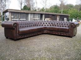 English Chesterfield Sectional Sofa Large Corner Model Chesterfield Corner Sofa Large Sofa Leather Corner Sofa