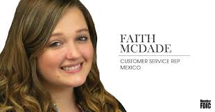Meet Faith McDade, Customer Service Representative in Mexico, MO. Faith  began working at HOMEBANK in August of last year and says that the thing  she likes most about her job is meeting