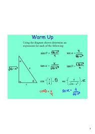 There are six inverse trigonometric functions. Derivatives Of Inverse Trig Functions