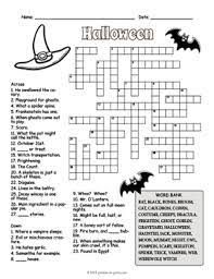 Maybe you would like to learn more about one of these? Free No Prep Halloween Crossword Puzzle Worksheet 4 Versions Tpt