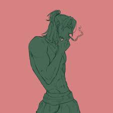 sol from @fantasia-kitt s wip visual novel. idk how i feel about this  drawing but ive been brainrotting so hard over that man... – @ourplesauce  on Tumblr