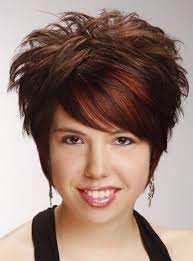Short Spiky Hairstyles For Women Chocolate Brunette Hair Color Thick Hair Styles Short Hair Styles