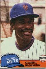 One Time New York Mets Outfielder: Claudell Wahington (1980)