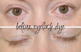 Apply the dye to your eyebrows. How To Dye Your Own Eyelashes Tutorial With Before After Pics