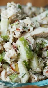 Autumn Rotisserie Chicken Salad With Apples And Almonds Recipe Chicken Salad With Apples Food Recipes Chicken Salad Recipes