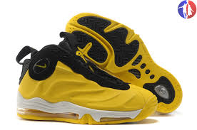 Black And Yellow Basketball Shoes Nike Air Total Foamposite Max Chrome Yellow Black White Nike Shoes Cheap Discount Nike Shoes Nike Basketball Shoes