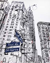 New York 19 Urban Sketching Paul Kenton New York Drawing