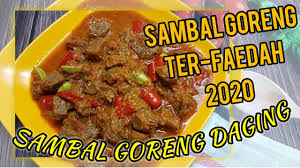 Cara membuat gepuk daging sapi khas sunda. Resep Dan Cara Memasak Sambal Goreng Daging Sapi Menu Istimewa Untuk Menyambut Lebaran Youtube