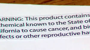 California loves to show leadership by putting warning labels on the things they are not yet allowed to ban. What Does Warning Label From California Really Mean Ksl Com