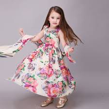Click To Buy Brand Childrens Wear Girl Dress Teenage Kids Summer Cool Floral Dresses Bohemian Fashion Ch Teenage Dress Girls Dresses Summer Girls Dresses