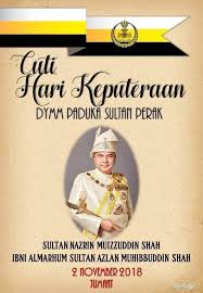 Sebabnya, ia adalah hari keputeraan sultan perak, sultan nazrin muizzuddin shah. Ppk Kuala Kurau On Twitter Duli Yang Maha Mulia Paduka Seri Sultan Perak Darul Ridzuan Sultan Nazrin Muizzuddin Shah Ibni Almarhum Sultan Azlan Muhibbuddin Shah Al Maghfur Lah Sultan Yang Di Pertuan Dan Raja Pemerintah