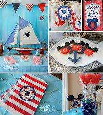 72 pieces nautical cupcake toppers for ocean sailing theme party birthday party baby shower wedding party decorations (pirate ship, whale, sailboat, ocean sailing yacht boat) 4.7 out of 5 stars 215 $6.49 $ 6. Kara S Party Ideas Nautical Boat Mickey Mouse Boy Disney Birthday Party Planning Ideas