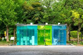 The right bathroom mirror can change the way you see yourself. Why Tokyo S New Transparent Public Restrooms Are A Stroke Of Genius