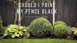 To get rid of the old paint you can work with a scraper and sandpaper. Should I Paint My Fence Black Youtube