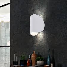 Faszinierende und schöne designer wandleuchten. Wandleuchte Innen Up And Down Lampe Wohnzimmer Wandlampe Flur Leuchte Aus Gips Bemalbar Weiss 1x Led 1x 6 Watt 1x 150 Lm Bxh 12 6x15 7 Cm Treppenhaus Etc Shop
